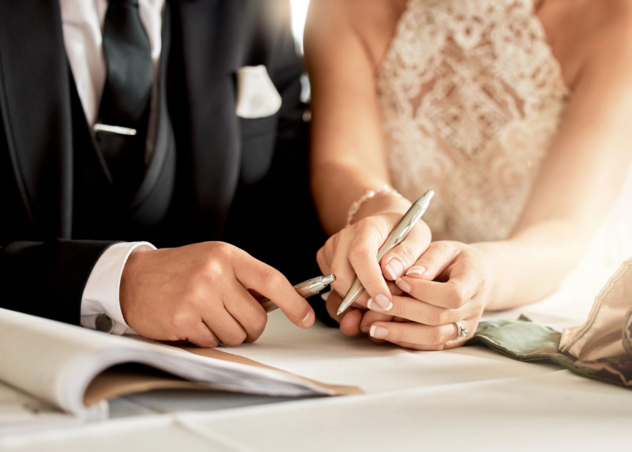 legal documents signing marriage prenuptial agreement